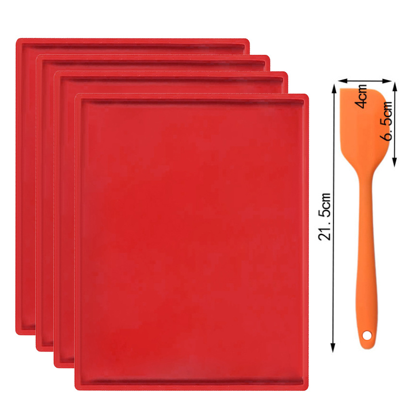 Venta al por mayor rollo suizo molde de silicona resistente a altas temperaturas para hornear estera de la bandeja para hornear hogar hornear fruta deshidratación gadget
