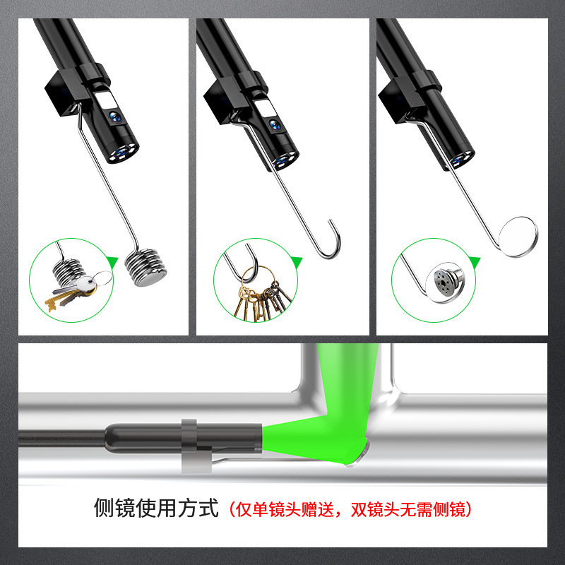 工業内視鏡高精細無線カメラ携帯電話bluetooth自動車修理下水管路疎通防水プローブ|undefined
