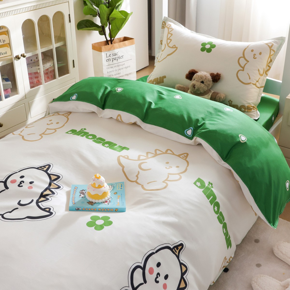 Dormitorio cama de algodón de tres piezas, sábanas de cama de algodón universitario, sábanas de cama de seis piezas, sábanas de cama, sábanas de cama, sábanas de cama, sábanas de cama