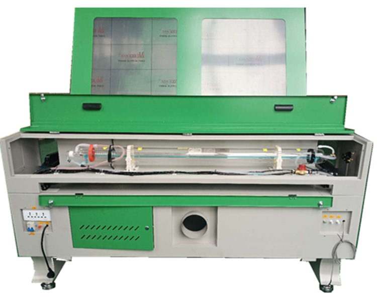 新款1410绿白激光切割机CO2激光雕刻机130W雕刻机器非金属材料