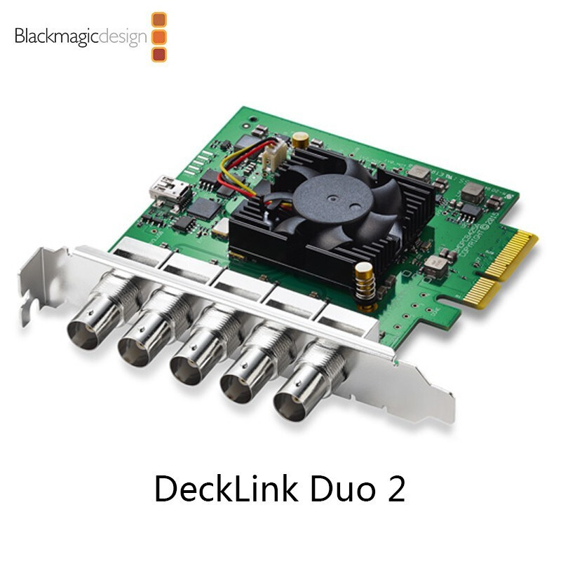8 Blackmagic Decklink Duo 2 Capture Card Output Card Four-Way Two-Way Capture Live Broadcast Non-Editing Card