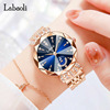 Labaoli Labaoli New Fashion Steel Belt Female Watch Moon Diamond Drilling Independent Second Watch Crown Constellation Watch