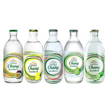 chang泰象 泰国原装进口苏打水大象牌休闲分享清爽柠檬青柠味