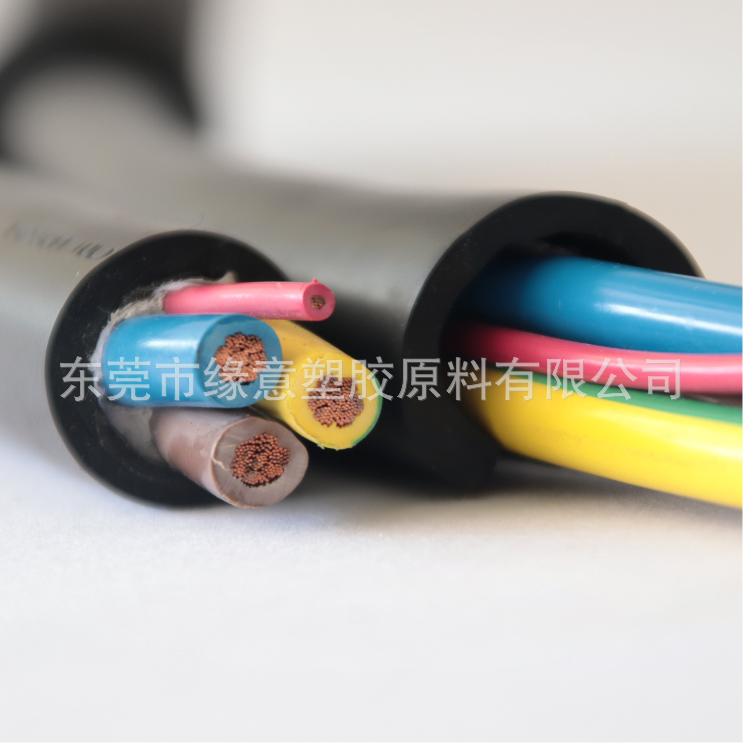 黑色耐高温改性PVC电缆料 抗UV防老化REACH环保全新原料可配色