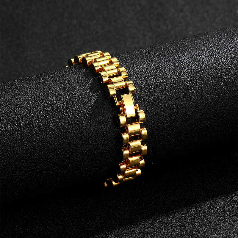 Nei Auerkette, Hip-Hop-Halskette fir Männer, modesch an dominant vergoldet Set, Bijouaccessoiren_voghion.com