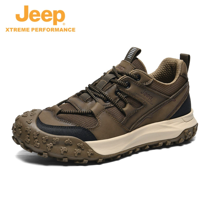 JEEP/吉普 демисезонные нескользящие износостойкие походные спортивные кроссовки, универсальная повседневная обувь для хайкинга, осенние
