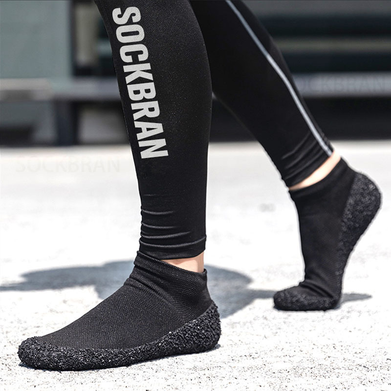 Cross-Border Summer Breathable Fly-Knit Socks and Shoes for Women, Fitness Socks and Shoes, Comprehensive Training Flat Sports and Casual Shoes for Men