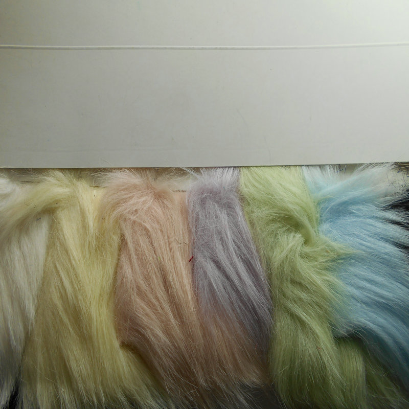 厂家直销人造毛软狐狸毛 顺毛大狐狸毛加厚服装玩具衣领批发面料