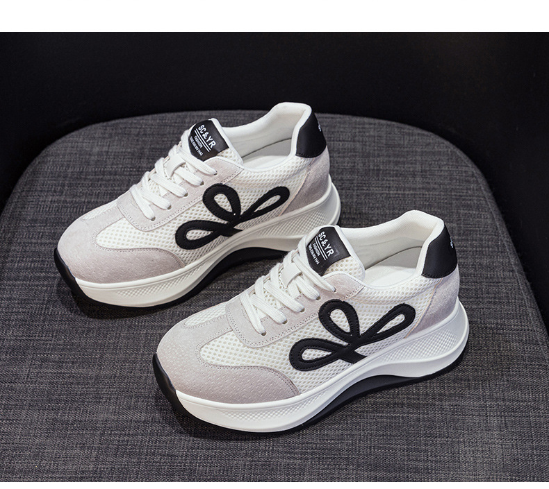 Giày sneaker nữ đế dày phong cách Đức phối da lộn màu đỏ Ancola — M2915 mạng đôi màu vàng, M2915- Mạng trong suốt 1m màu, M2915-1 lưới trong suốt màu vàng, M2915 mạng kép màu đỏ chi tiết 34