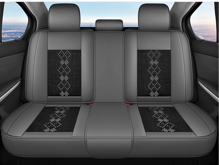 26-Year New Model Leather Ice Silk One-Piece Universal Car Seat Cushion for All Seasons, Summer Cushion, Physical Product Export to Amazon