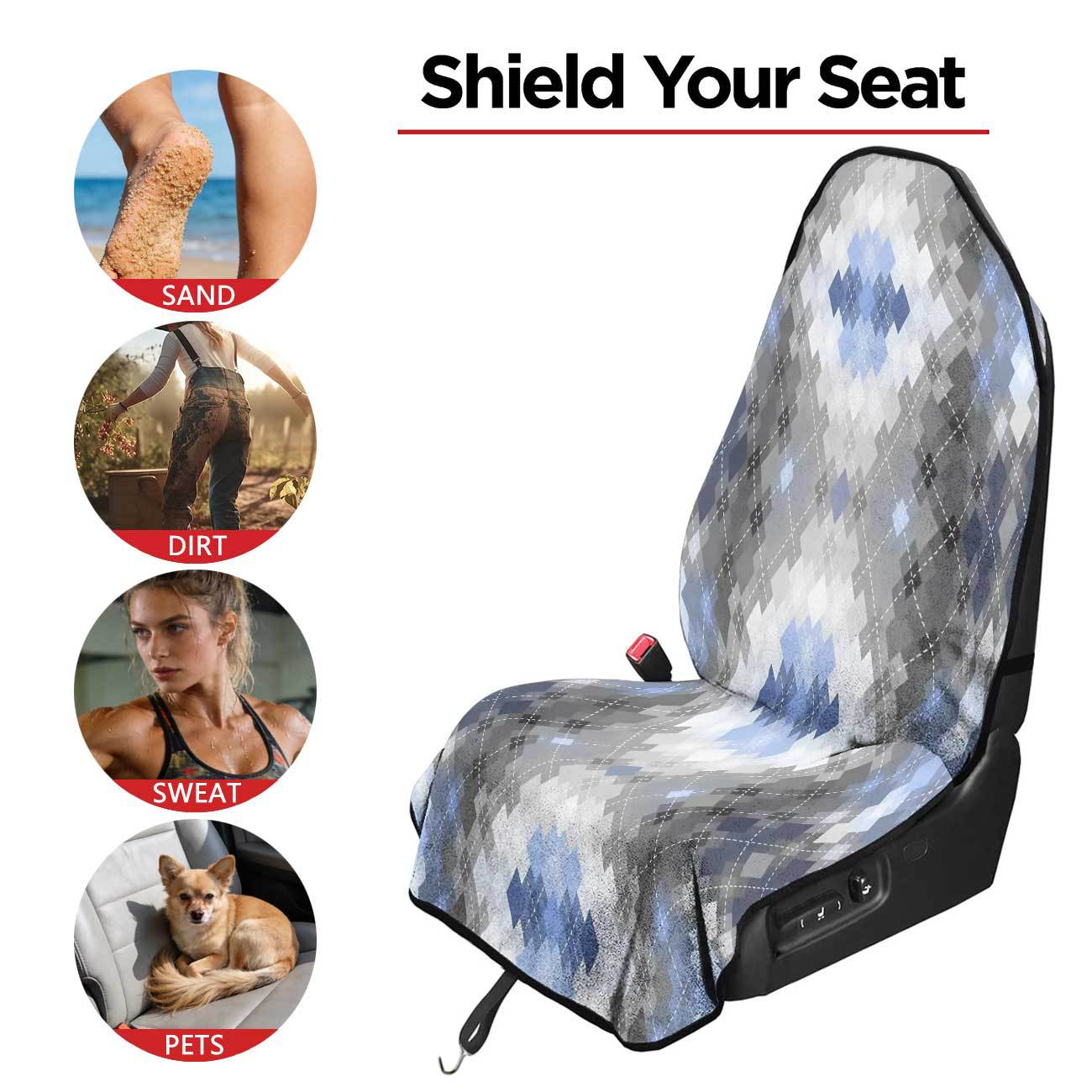 Car seat towel cover for front seats, suitable for gym and exercise, universal for all seasons, car use 171