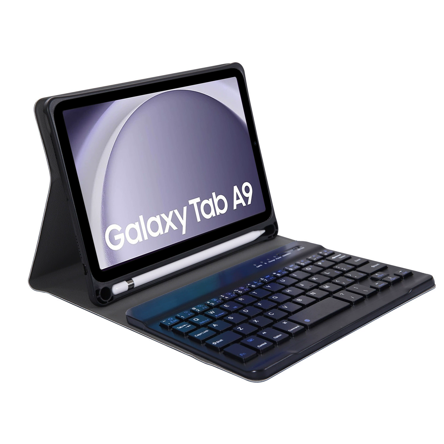 Keyboard Case (Samsung) — Compatible with Tab A9 / A9 Plus / S Series, Bluetooth detachable keyboard