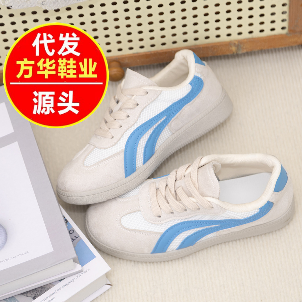 Zapatos de entrenamiento de base plana para mujeres 2026 nuevo verano super caliente versátil zapatos deportivos casuales retrógrados zapatos transpirables