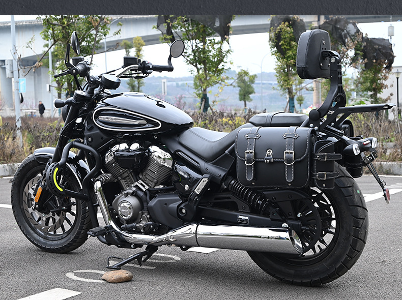 Suitable for Haojue Tr300 Plus Urban Travel Version Motorcycle Bumper, Folding Backrest, Side Bag, Rack, and Guard Bar