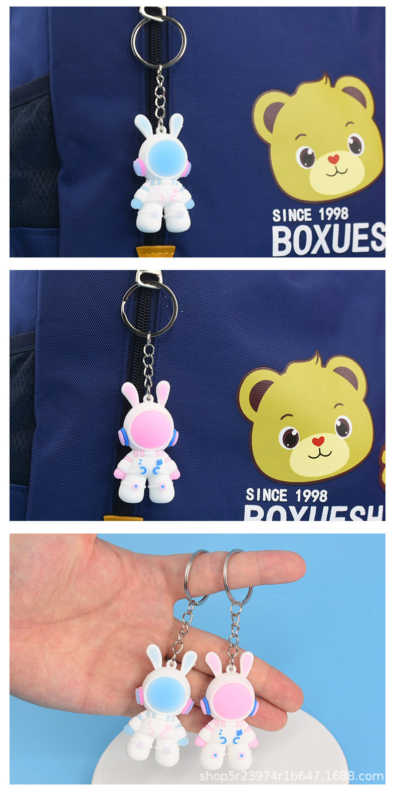 rabbit keychain