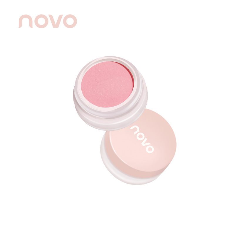 NOVOの蜜の意味はほろ酔い頬紅の泥の膏がつやつやしています。自然な裸の化粧は明るくて元気があります。|undefined