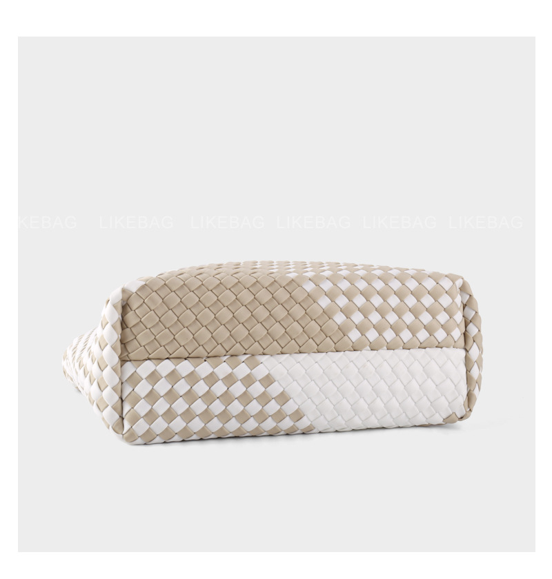 Tote Bag 2024 New Product Launch Top Quality Medium Size Edited Advanced Color Matching Handbag Double Bag High-end Women's Bag _voghion.com