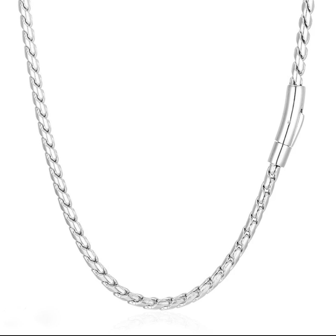 Personalised Dragon Bone Chain Necklace For Men In Stainless Steel_voghion.com