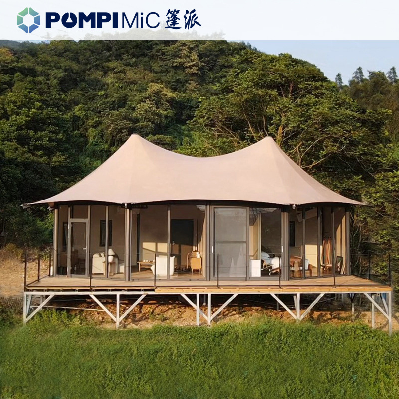 野奢景区度假高端星空帐篷一室一厅乡村文旅豪华酒店住宿账篷