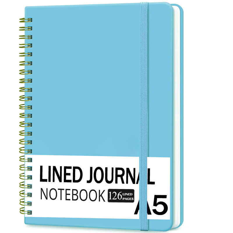 Amazon Lined Notebook A5 Notepad Ins-Style Spiral Notebook Flat-Lay Notebook Customizable Planner Notebook