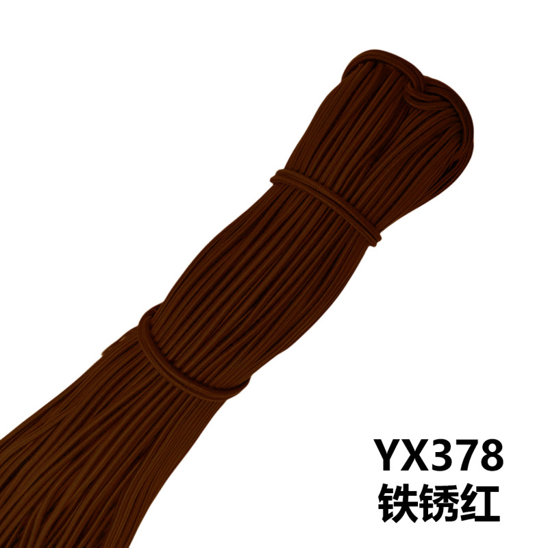 メーカー在庫卸売 2.5 ミリメートルラウンド弾性ロープカラーゴムラテックス高弾性ゴムバンド衣類アクセサリー弾性ロープ|undefined