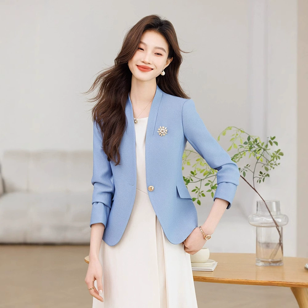 Autumn demi-season classic suit jacket, fitted brace for leisure, for teenagers, bright catchy style, high-quality style