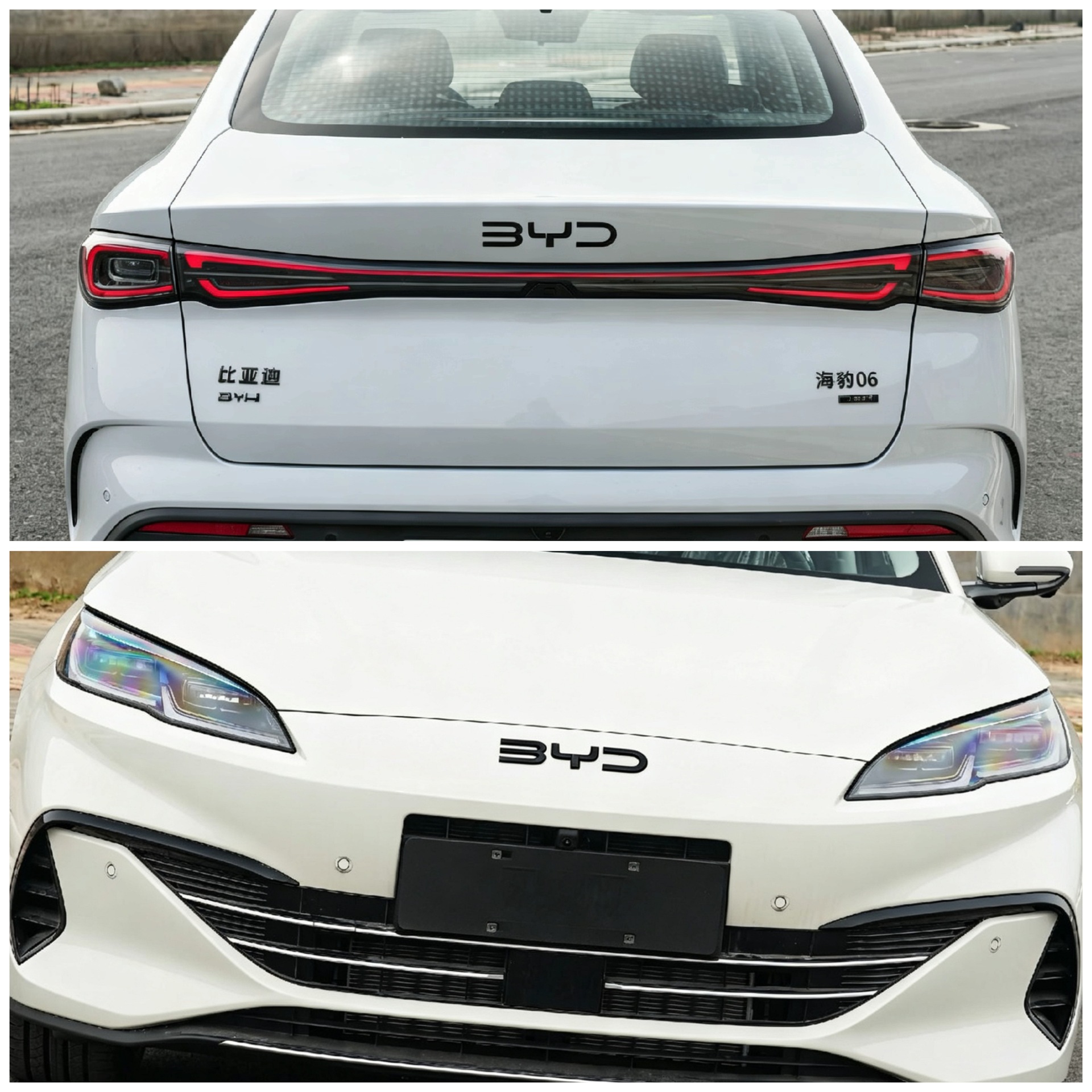 Byd Seal 6/6Gt Blackened Front Emblem, No Disassembly Required, Glossy Black Car Logo Modification, Black Warrior Emblem, No Disassembly Installation Needed