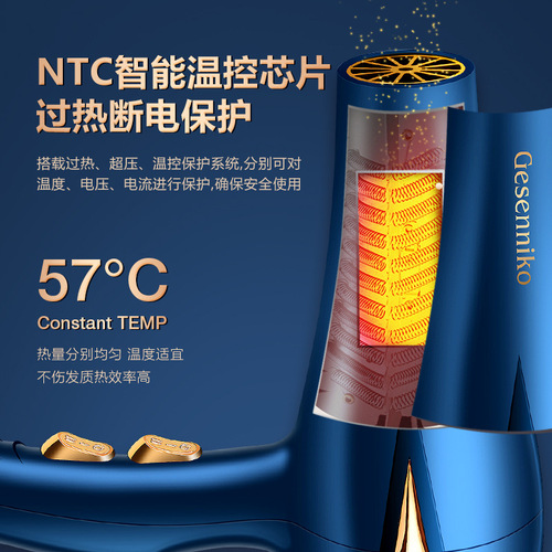 New Styling Salon Constant Temperature High-Speed Hair Dryer with Blue Light Fast Drying Negative Ion Technology High Power Household Hair Dryer