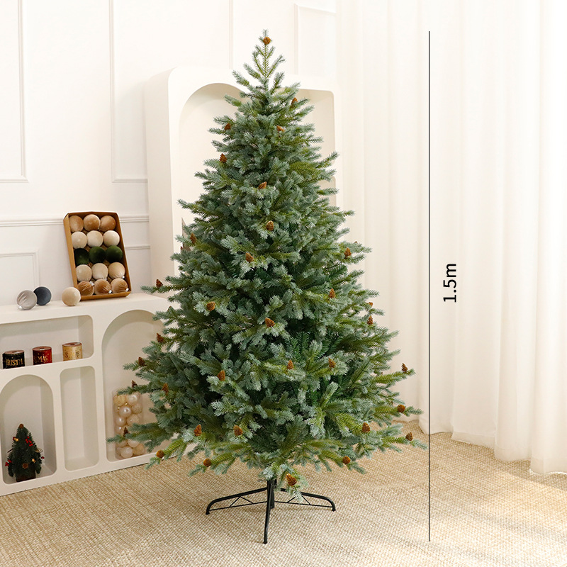 Nuevo árbol automático transfronterizo gran árbol de Navidad doméstico DIY decoraciones de Navidad hechas a mano gran escenario