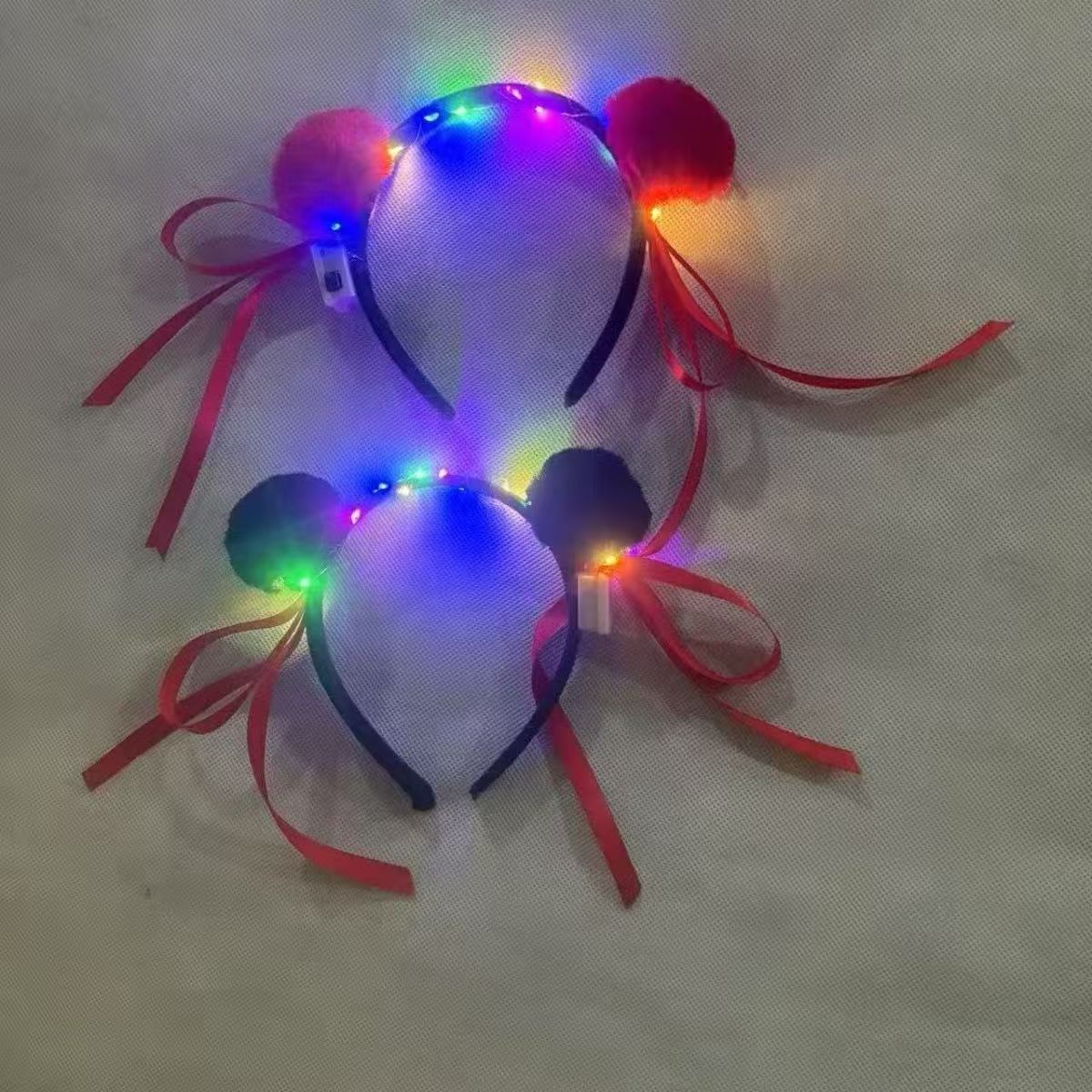 Transfronterizo 2026 brillante bandas de cabeza de Año Nuevo brillante pinzas de cabello eventos de concierto de Año Nuevo niños productos de fiesta mayorista