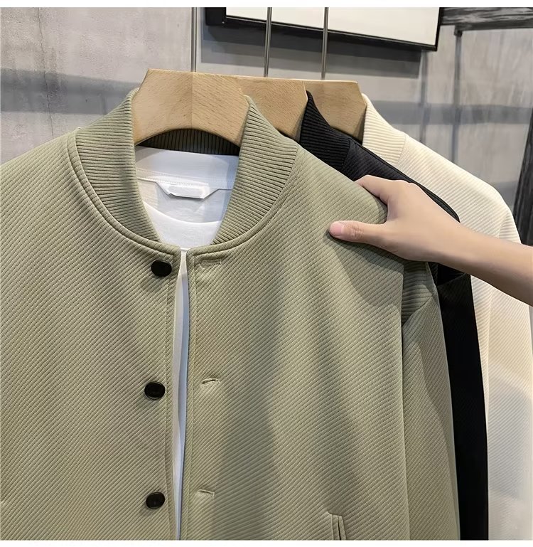 Herren Baseballjacke Leichte Freizeitjacke Für Frühling Und Herbst_voghion.com