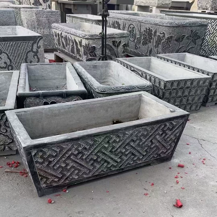 Каменный желоб аквариум для ландшафта