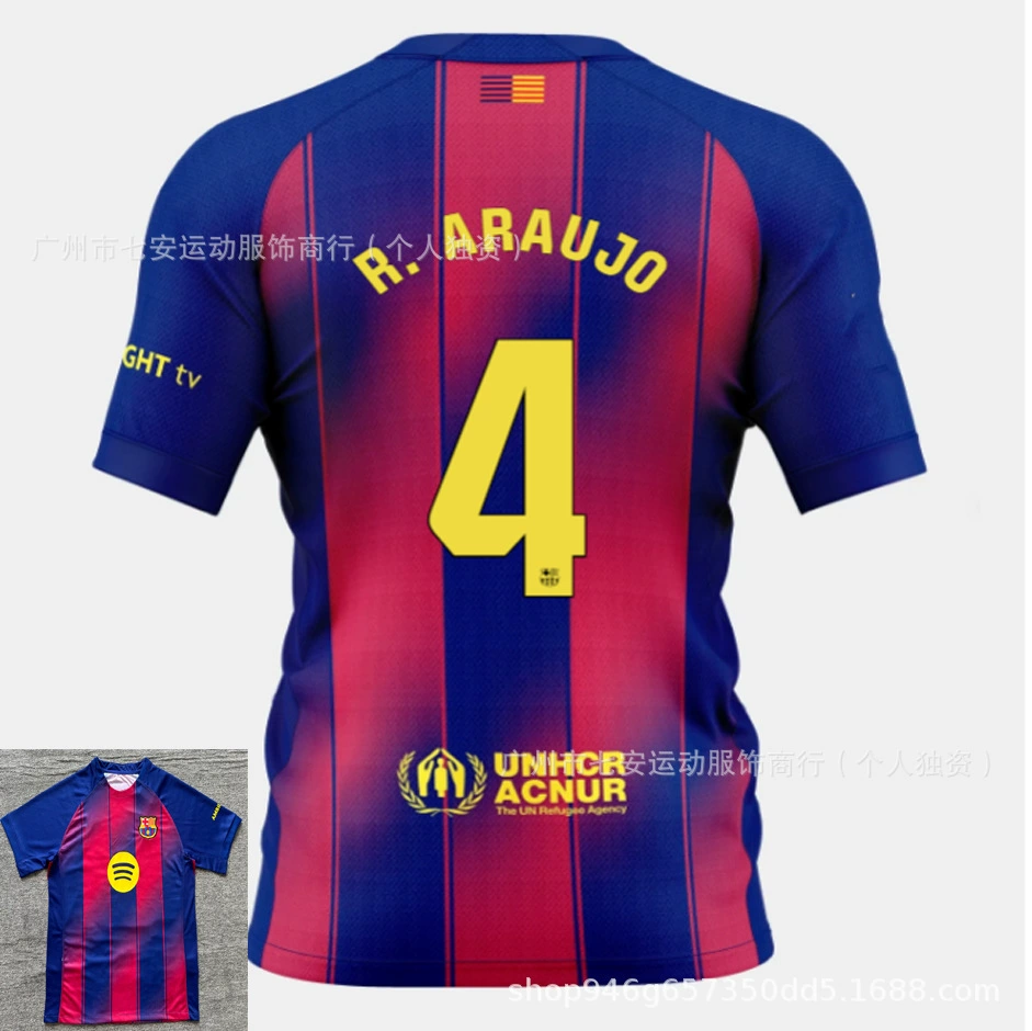 Версия футбольной формы 25-26 Тайланд Tottenham Son Heung-min Barcelona Yamal Manchester City Haaland Marseille home and away jersey