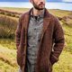 2024 autumn and winter men's cardigan European and American solid color long sleeve slim knit sweater coat cross-border Amazon sweater men