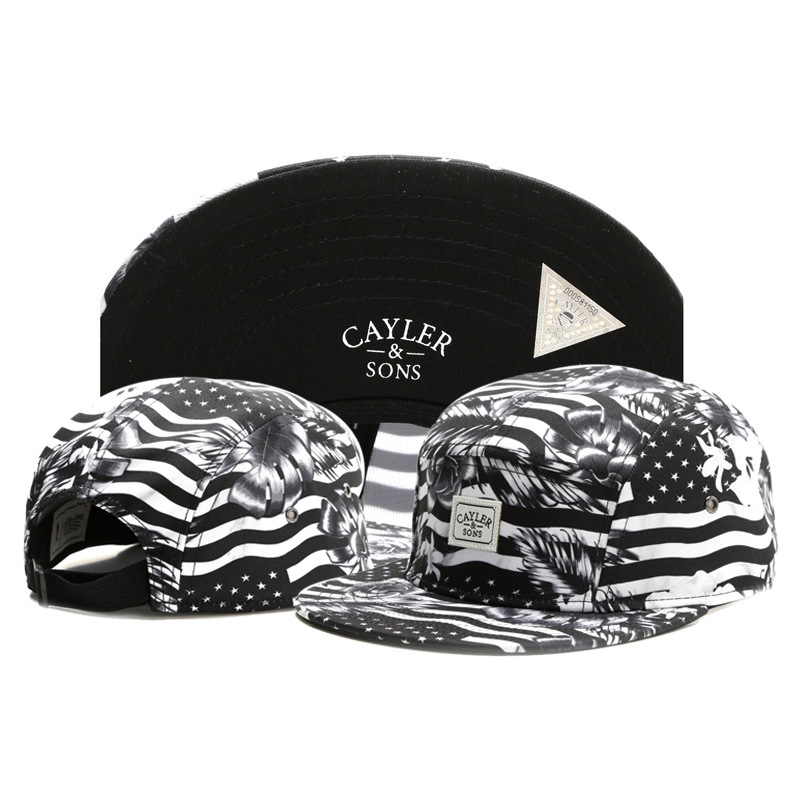 Sombrero de ala plana de comercio exterior, gorro de ajuste, gorro de coche, gorro de moda estadounidense, lote de entrega de una pieza de sol