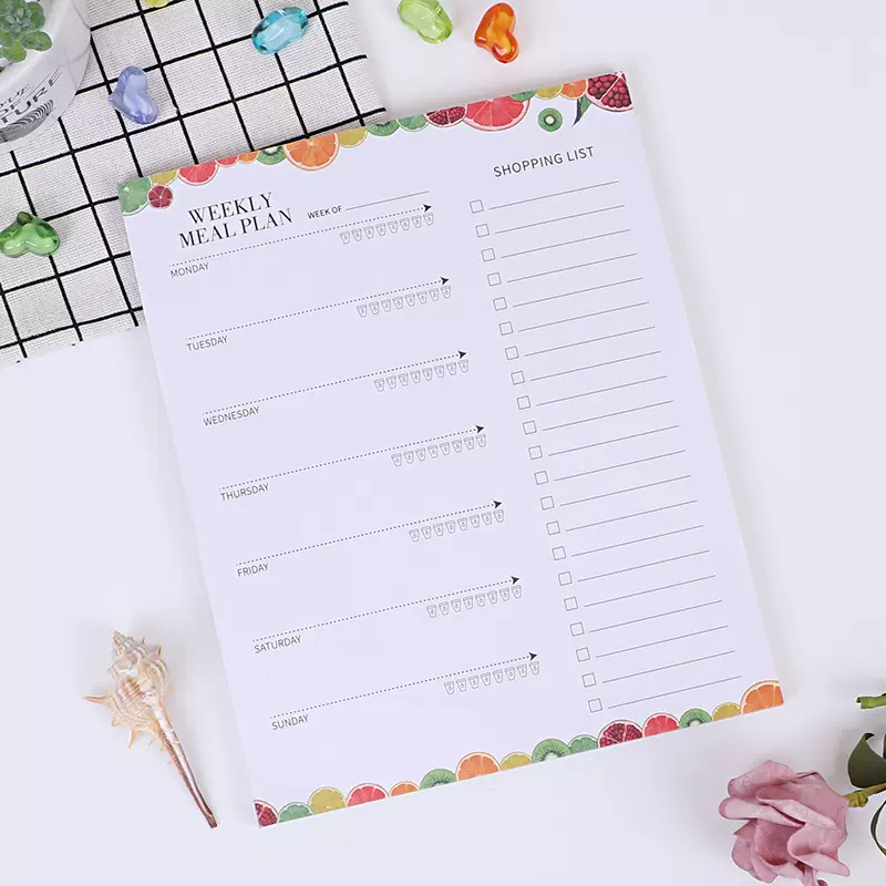 亚马逊简约磁吸式可撕办公待办事项周计划本工作备忘录桌面便签本