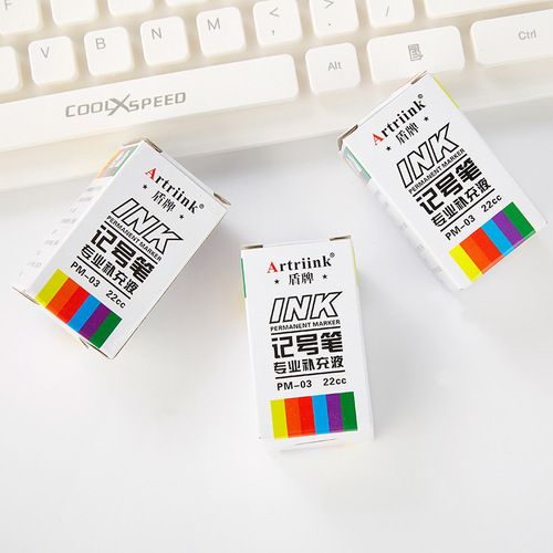 Universal marker oil-based ink refill liquid non-fading quick-drying large-head pen logistics pen large-capacity ink wholesale