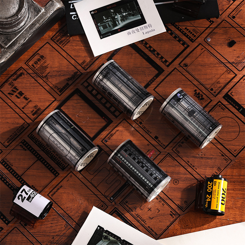 Mensaje reino transparente cinta adhesiva impermeable pet diy libro de mano diario paisajismo pegatinas de decoración de fotos pegatinas de marcos de fotos