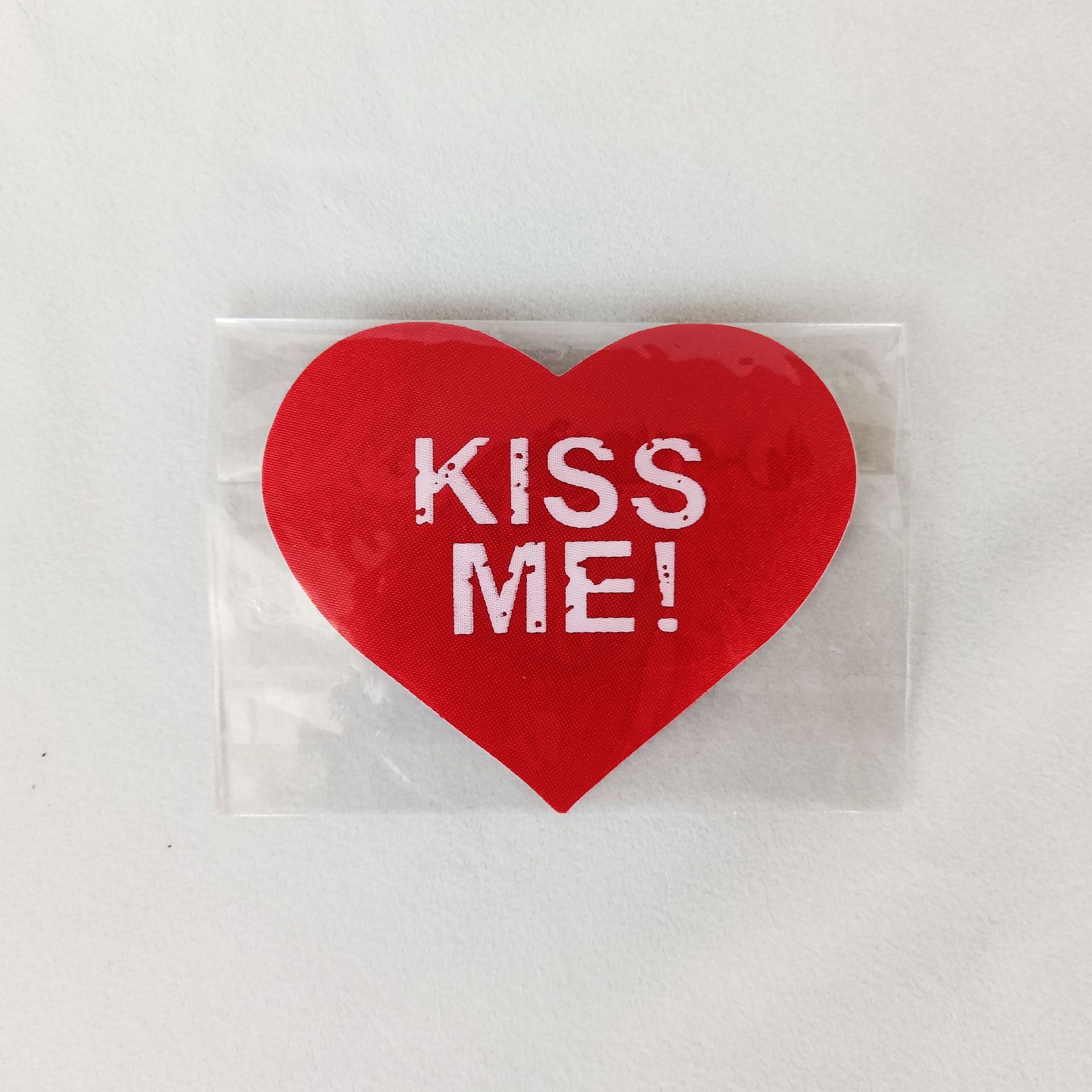 레드 하트 프린트 KM (간단한 장식)