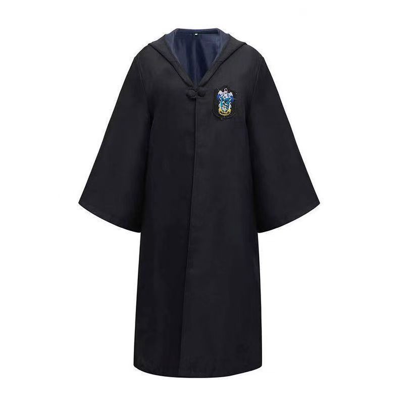 哈利波特同款cos服树脂法杖连帽长袍披风服装儿童万圣节表演服|undefined