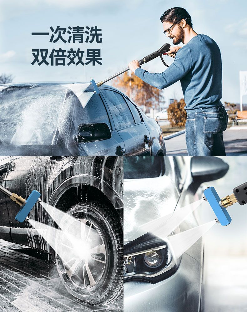 Chezhipai Commercial Car Washing Machine 220V Ultra-High Pressure Water Gun Car Wash Shop Cleaning Machine Farm High-Power Floor Scrubber