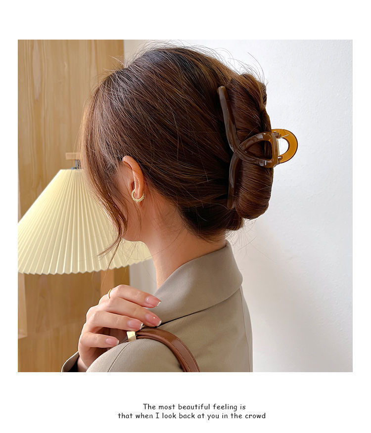 Corea del Sud Ins Estate High-end Sense Forcina per capelli Disco Capelli Grab Quantità Multi-size Clip di squalo Fermaglio per capelli da donna Accessori per capelli_voghion.com