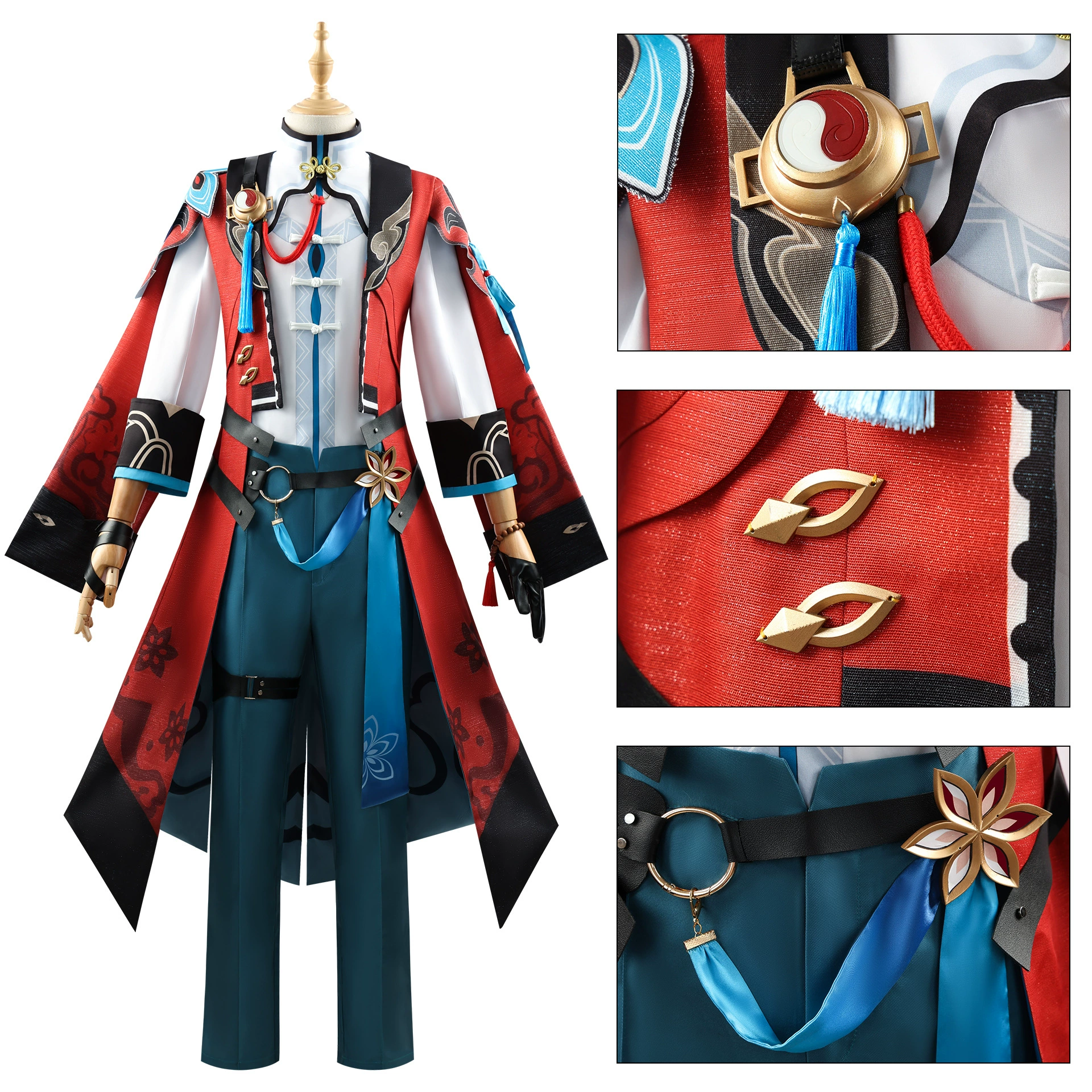 Золотой лис collapsed Star Dome COS COSPLAY двухмерная аниме игра одежда мужская одежда