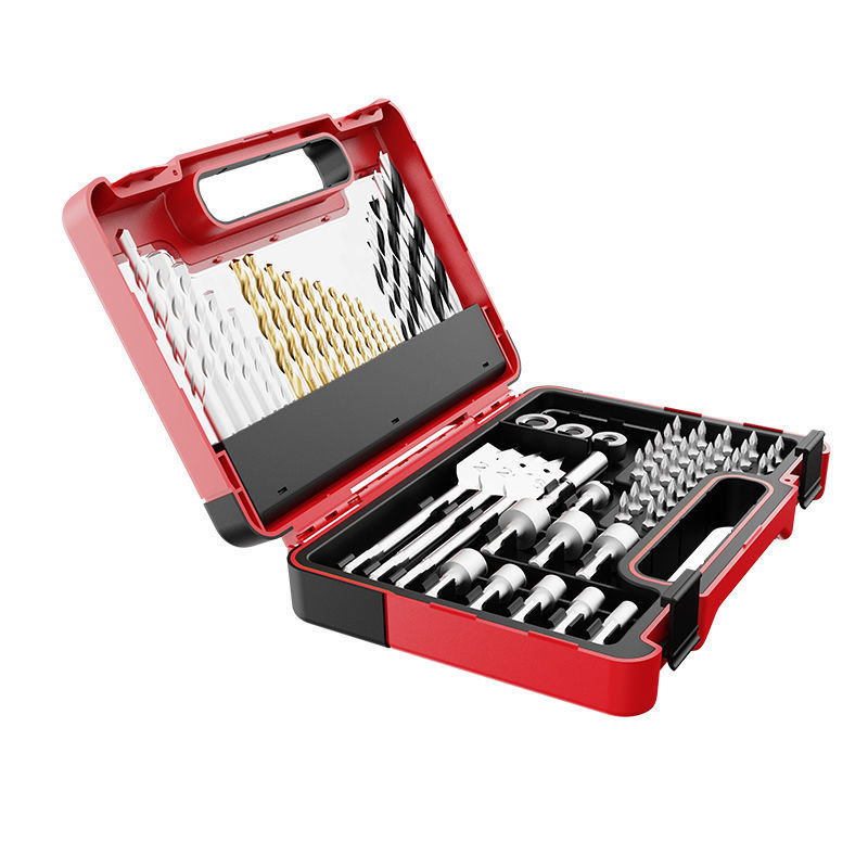 德力西麻花钻头超硬不锈钢混泥土木工手电钻批头金属合金打孔套装