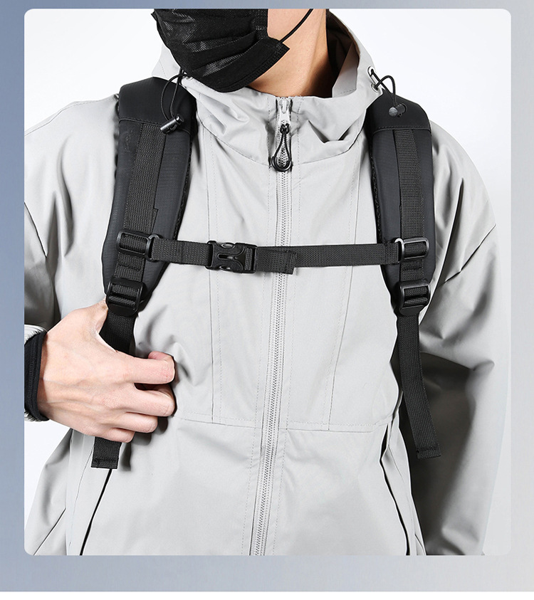 New cross-border Korean version men's backpacks, large-capacity, simple commuting computer bags for foreign trade, and school bags for junior and senior high school students undefined