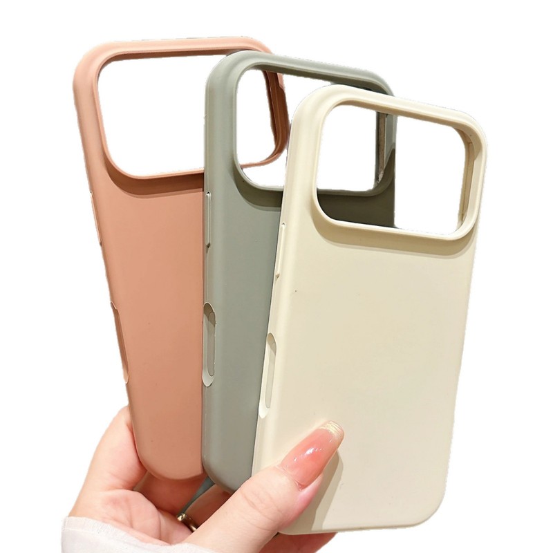 适用iPhone17Promax手机壳液态硅胶内置磁吸苹果17纯色防摔保护套|undefined