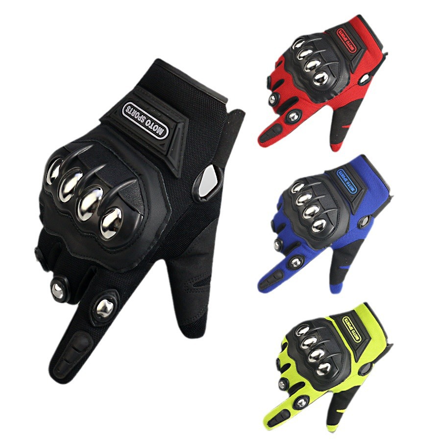 Nieuwe motorhandschoenen voor heren, alle vingers, anti-botsing, antislip, slijtvast, comfortabel, touchscreen, anti-val, buitensporthandschoenen_voghion.com