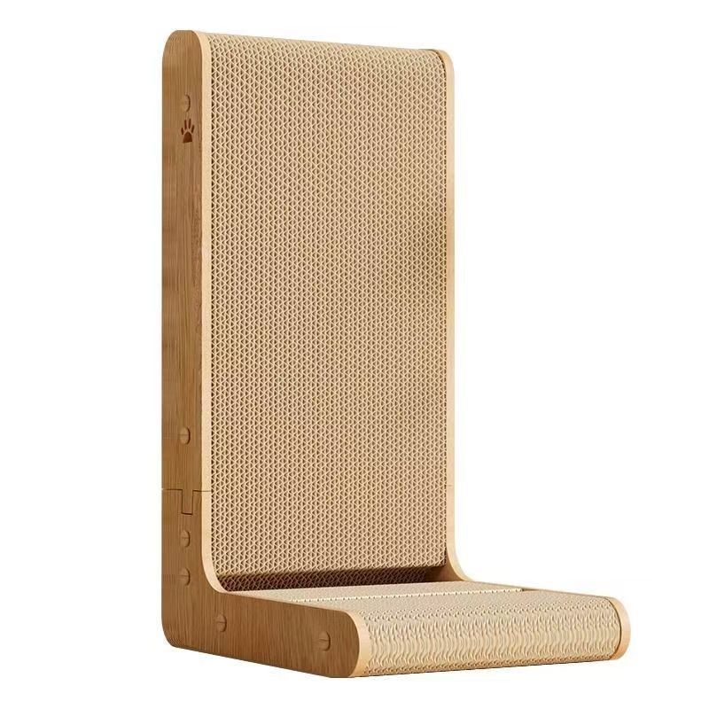 Junta de agarre de gato en forma de L, tablero de garra de gato grande resistente al desgaste, sofá anti-atraque, papel corrugado para gatos