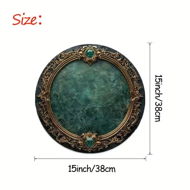 temu Hot Sale Diamante Impresión 2D Cojín de mesa redondo estilo bohemio cojín de lino para diseñar