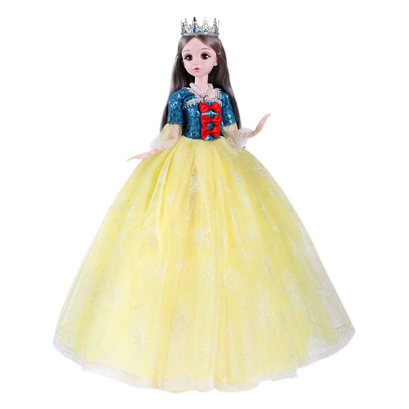 60 см большая кукла Барби Yi Tian Подарочная коробка костюм принцессы свадебная игрушка кукла для девочек Новогодний подарок